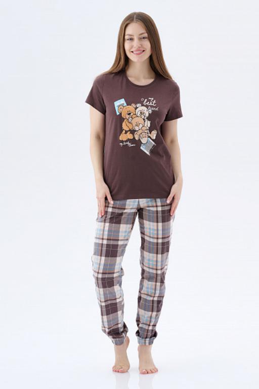 Комплект женский футболка+брюки  0359